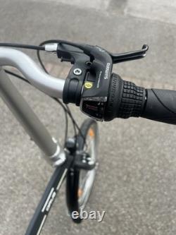 Folding bike for adult Shimano 7 Speed Gears Lights Kickstand Carrier