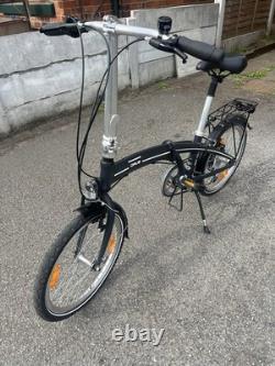 Folding bike for adult Shimano 7 Speed Gears Lights Kickstand Carrier