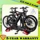 GEARZAAR Bike Rack Cycle Carrier on Tow bar 13pin (60kg capacity) BLACK PREMIUM