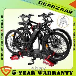 GEARZAAR Bike Rack Cycle Carrier on Tow bar 13pin (60kg capacity) BLACK PREMIUM