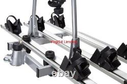 GIRO 3 Black Bike Rack Cycle Carrier 3 bikes Tow bar Mounted with Tilt 75kg