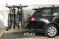 GIRO 4 Bike Rack Cycle Carrier 4 bikes Tow bar Mounted with Tilt 75kg black