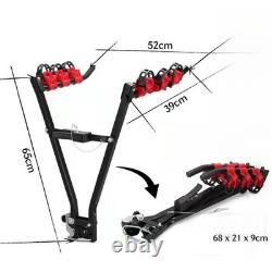 Generic Car Rear Hitch Bike Rack Bike Carrier Easy Installation and Removal