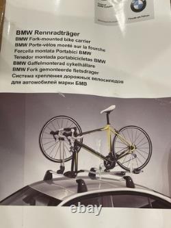 Genuine BMW Fork Mount Road/Race Bicycle Carrier for Roof Rack NEW