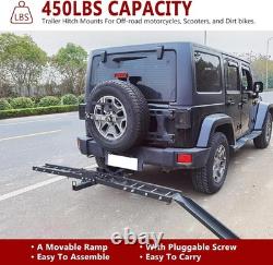 Grandroad Auto Motorcycle Hitch Carrier 500LBS Dirt Bike