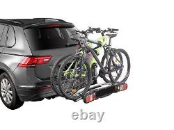 Green Valley Tilting 2 Cycle Carrier Rack Tow Bar Mounted 13 Pin E Bikes -60kg
