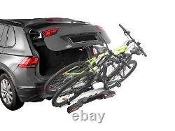 Green Valley Tilting 2 Cycle Carrier Rack Tow Bar Mounted 13 Pin E Bikes -60kg