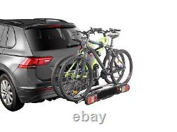 Green Valley Tilting 3 Cycle Carrier Rack Tow Bar Mounted 13 Pin E Bikes -60kg