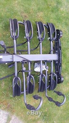 Halfords 4 Bike Rack Mounted Tow Bar Cycle Carrier With Light Board