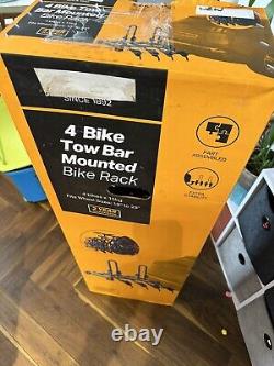 Halfords 4 Bike Towbar Mounted Bike Rack Cycle Carrier NEW RRP £220 Rear Mount