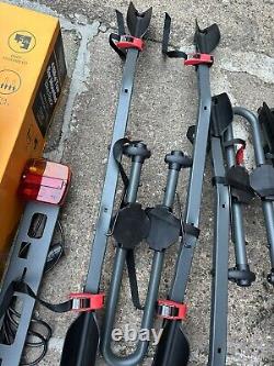 Halfords 4 Bike Towbar Mounted Bike Rack Cycle Carrier NEW RRP £220 Rear Mount 8