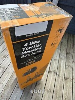Halfords 4 Bike Towbar Mounted Bike Rack Cycle Carrier RRP £220 Rear Mount NEW10