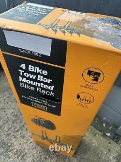 Halfords 4 Bike Towbar Mounted Bike Rack Cycle Carrier RRP £220 Rear Mount NEW11
