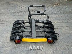 Halfords 4 bike tow bar cycle carrier RRP £200+ with Light/Number Plate Board
