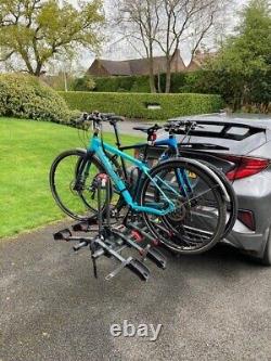 Halfords Advance 4 Bike Tow Bar Mount Cycle Car Rack, Foldable & Lockable