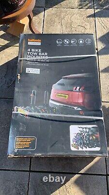 Halfords Advance 4 Bike Tow Bar Mount Cycle Car Rack Foldable Lockable £400 BNIB