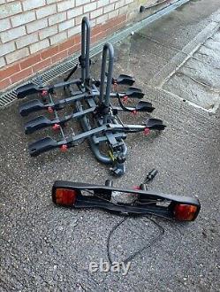 Halfords Advance 4 Bike Tow Bar Mount Cycle Car Rack Foldable Lockable £400 Use1