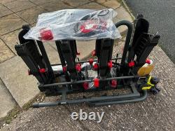 Halfords Advance 4 Bike Tow Bar Mount Cycle Car Rack Foldable Lockable 420£ N1