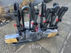 Halfords Advance 4 Bike Tow Bar Mount Cycle Car Rack Foldable Lockable 420£ N3