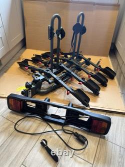 Halfords Advance 4 Bike Tow Bar Mount Cycle Car Rack Foldable Lockable 420£ USE2
