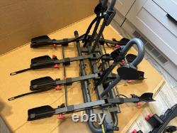 Halfords Advance 4 Bike Tow Bar Mount Cycle Car Rack Foldable Lockable 420£ USE2