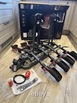 Halfords Advance 4 Bike Tow Bar Mount Cycle Car Rack Foldable Lockable 420£ Use2