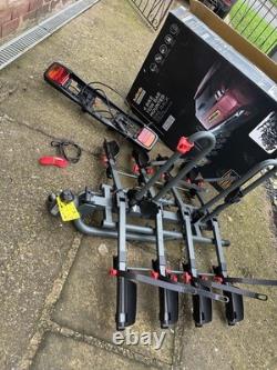 Halfords Advance 4 Bike Tow Bar Mount Cycle Car Rack Foldable Lockable 420£ Use2
