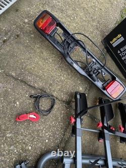 Halfords Advance 4 Bike Tow Bar Mount Cycle Car Rack Foldable Lockable 420£ Use2