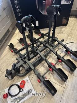 Halfords Advance 4 Bike Tow Bar Mount Cycle Car Rack Foldable Lockable 420£ Use2