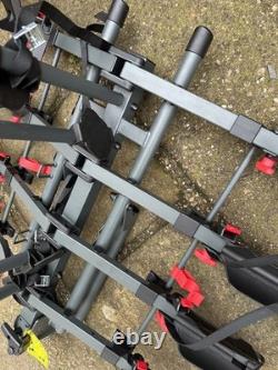 Halfords Advance 4 Bike Tow Bar Mount Cycle Car Rack Foldable Lockable 420£ Use2