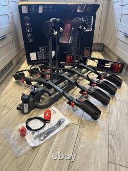 Halfords Advance 4 Bike Tow Bar Mount Cycle Car Rack Foldable Lockable 420£ Use2