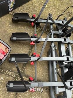 Halfords Advance 4 Bike Tow Bar Mount Cycle Car Rack Foldable Lockable 420£ Use2
