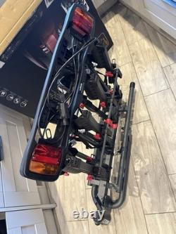 Halfords Advance 4 Bike Tow Bar Mount Cycle Car Rack Foldable Lockable 420£ Use2