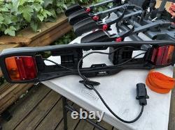 Halfords Advance 4 Bike Tow Bar Mount Cycle Car Rack Foldable Lockable 420£ UseP
