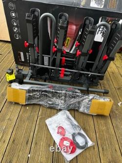 Halfords Advance 4 Bike Tow Bar Mount Cycle Car Rack Foldable Lockable 420£ toUp