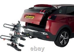 Halfords Advance 4 Bike Tow Bar Mount Cycle Car Rack foldable -Brand new no box
