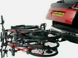 Halfords Advanced 3 Bike Towbar Mounted Bike Rack Cycle Carrier E-Bike Compatibl