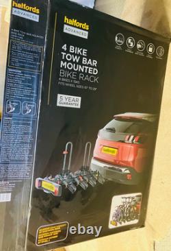Halfords Advanced 4 Bike Tow Bar Mount Cycle Car Rack
