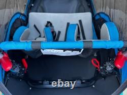 Halfords Advanced Double Bike Trailer Kids Carrier Ex-Disp