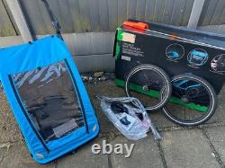 Halfords Advanced Double Bike Trailer Kids Carrier Ex-Display