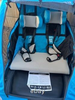 Halfords Advanced Double Bike Trailer Kids Carrier Ex-Display