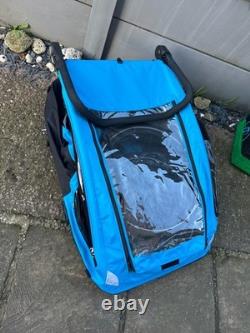 Halfords Advanced Double Bike Trailer Kids Carrier Ex-Display