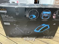 Halfords Advanced Double Bike Trailer Kids Carrier Including Stroller Kit