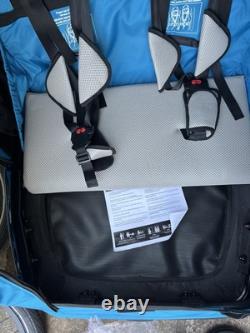 Halfords Advanced Double Bike Trailer Kids Carrier Including Stroller Kit