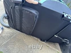 Halfords Advanced Double Bike Trailer Kids Carrier Including Stroller Kit