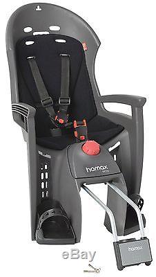 Hamax Siesta Rear Child Bike Seat / Bicycle Seat Carrier For Up To 22kg Grey