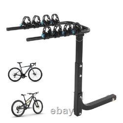 Heavy Duty 4 Bicycle Rear Tow Bar Bike Carrier Car Cycle Rack Hatchback Car/Van