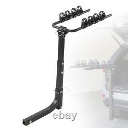 Heavy Duty 4 Bicycle Rear Tow Bar Bike Carrier Car Cycle Rack Hatchback Car/Van