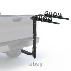 Heavy Duty 4 Bicycle Rear Tow Bar Bike Carrier Car Cycle Rack Hatchback Car/Van
