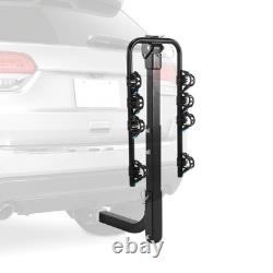 Heavy Duty 4 Bicycle Rear Tow Bar Bike Carrier Car Cycle Rack Hatchback Car/Van